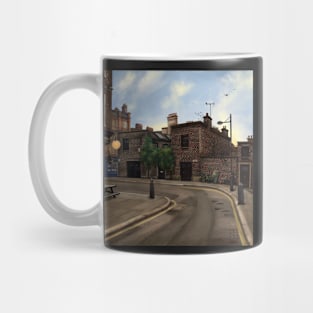 London Road at dusk Mug